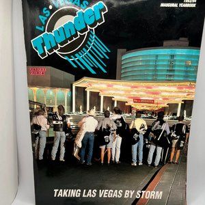 Vintage Las Vegas Thunder IHL Hockey Inaugural 1993 - 1994 Official Year Book